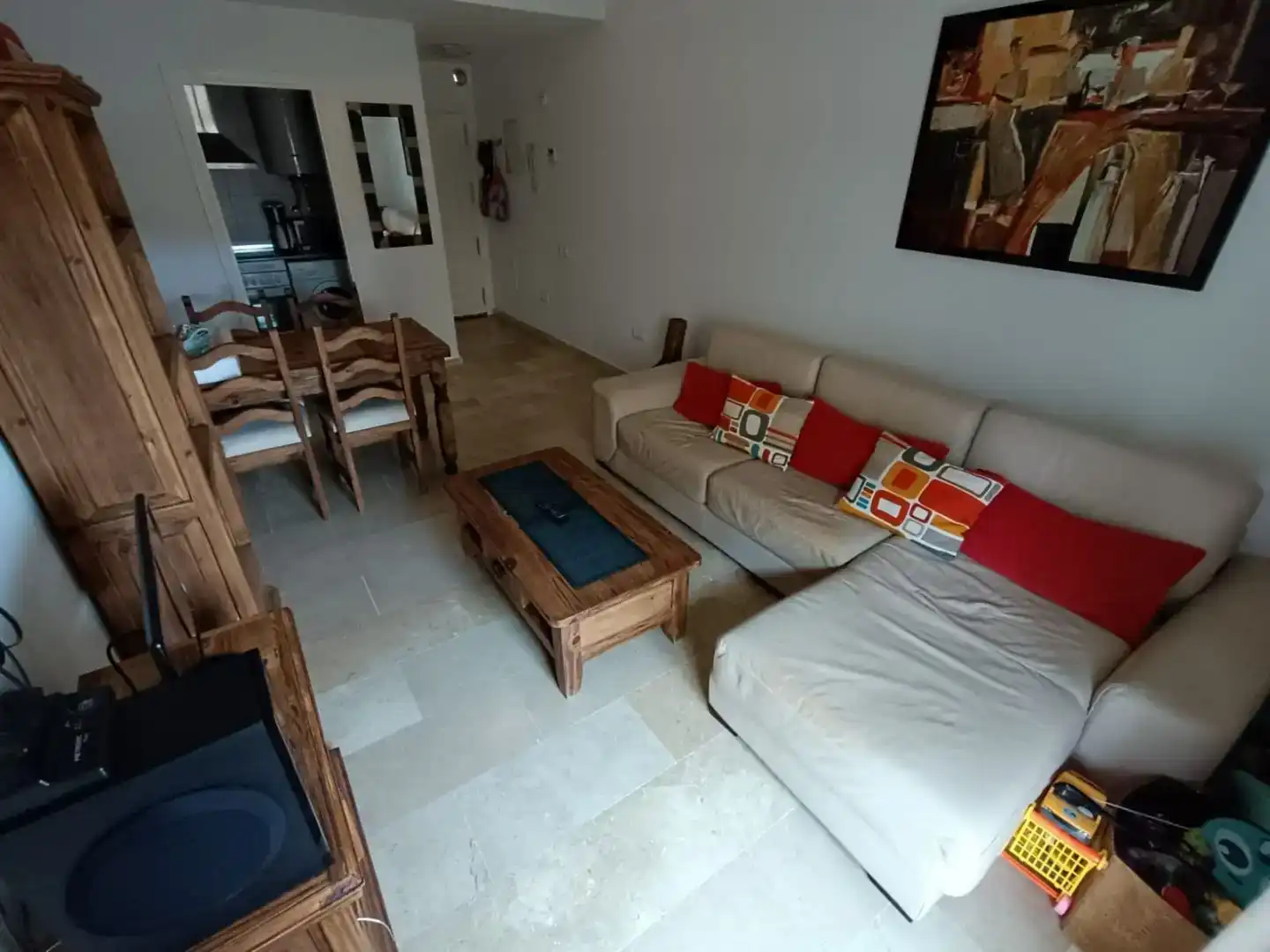 Sala d'estar de Pis de lloguer en Chullera