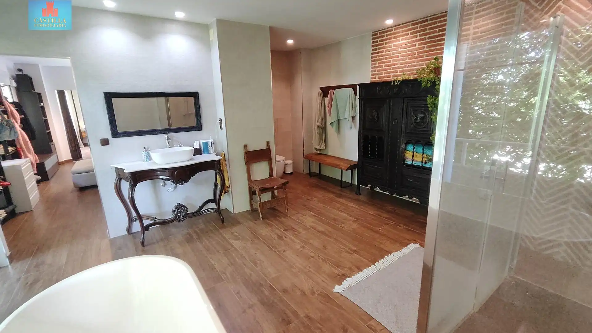 Baño de Finca rústica en venta en Muñopepe con Calefacción, Jardín privado y Trastero