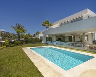 Garden of House or chalet to rent in Marbella  with Air Conditioner, Heating and Swimming Pool