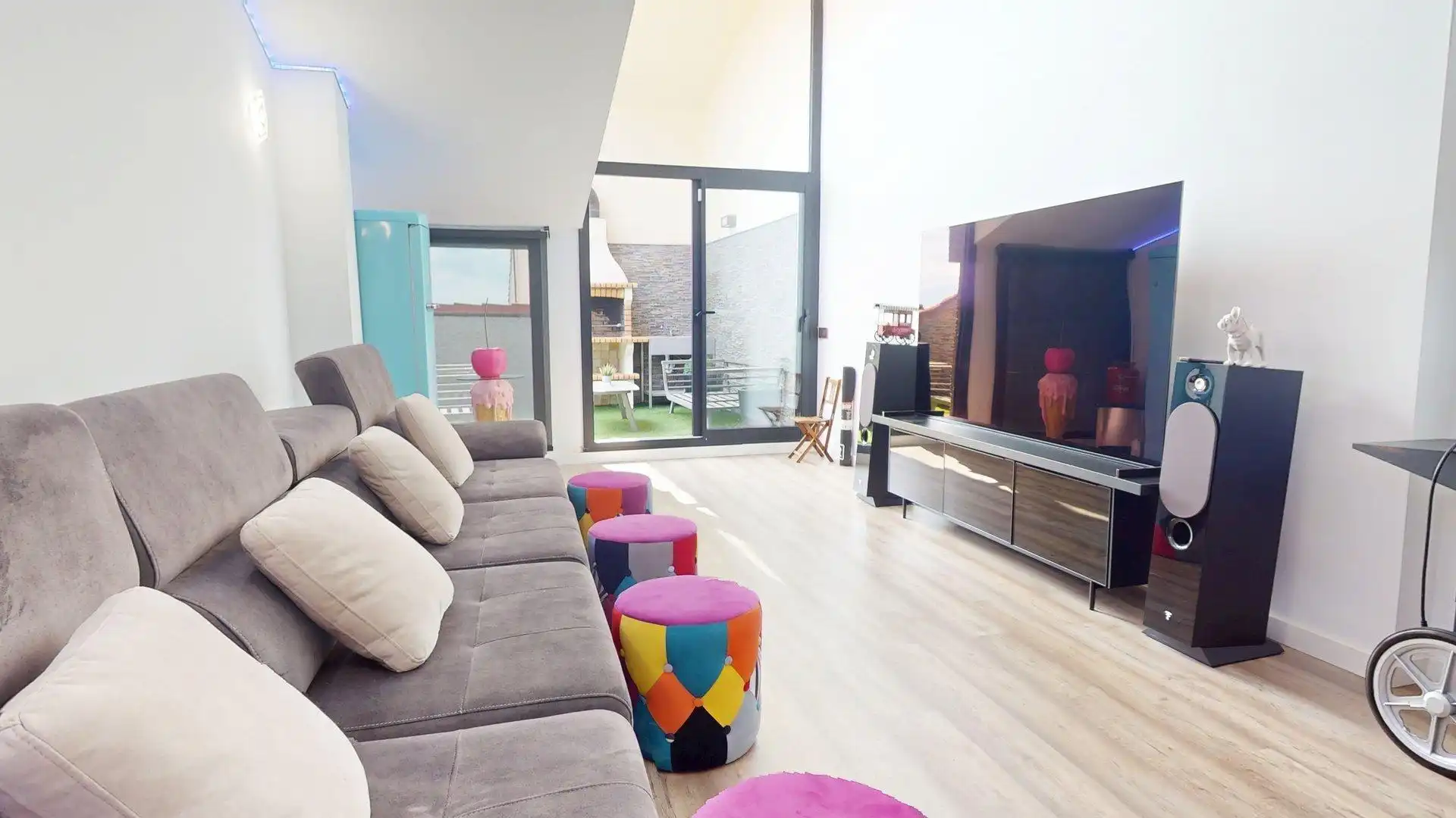 Sala d'estar de Dúplex en venda en Malgrat de Mar amb Aire condicionat, Calefacció i Terrassa