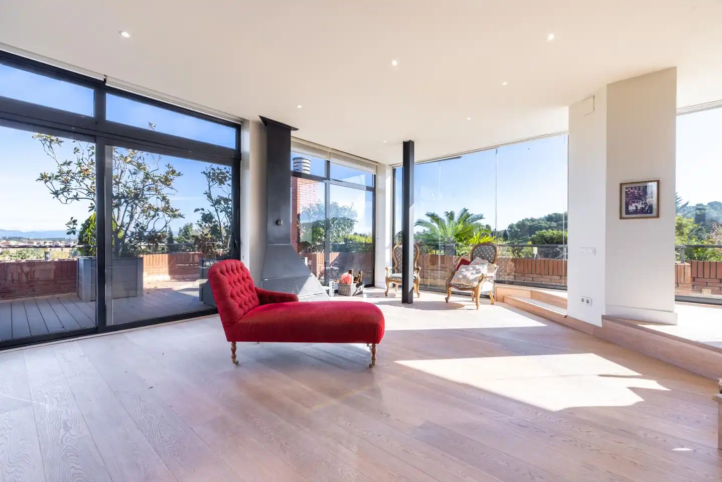 Sala d'estar de Pis en venda en Sant Cugat del Vallès
