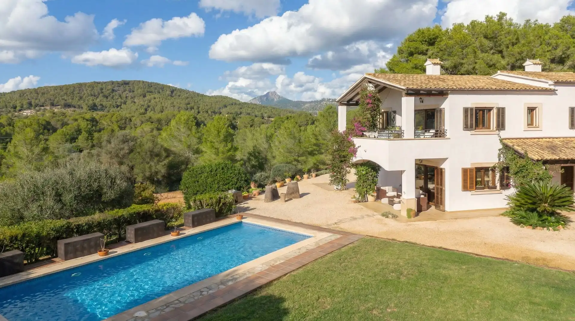 Garten von Country house zum Verkauf in Calvià mit Klimaanlage, Heizung und Terrasse