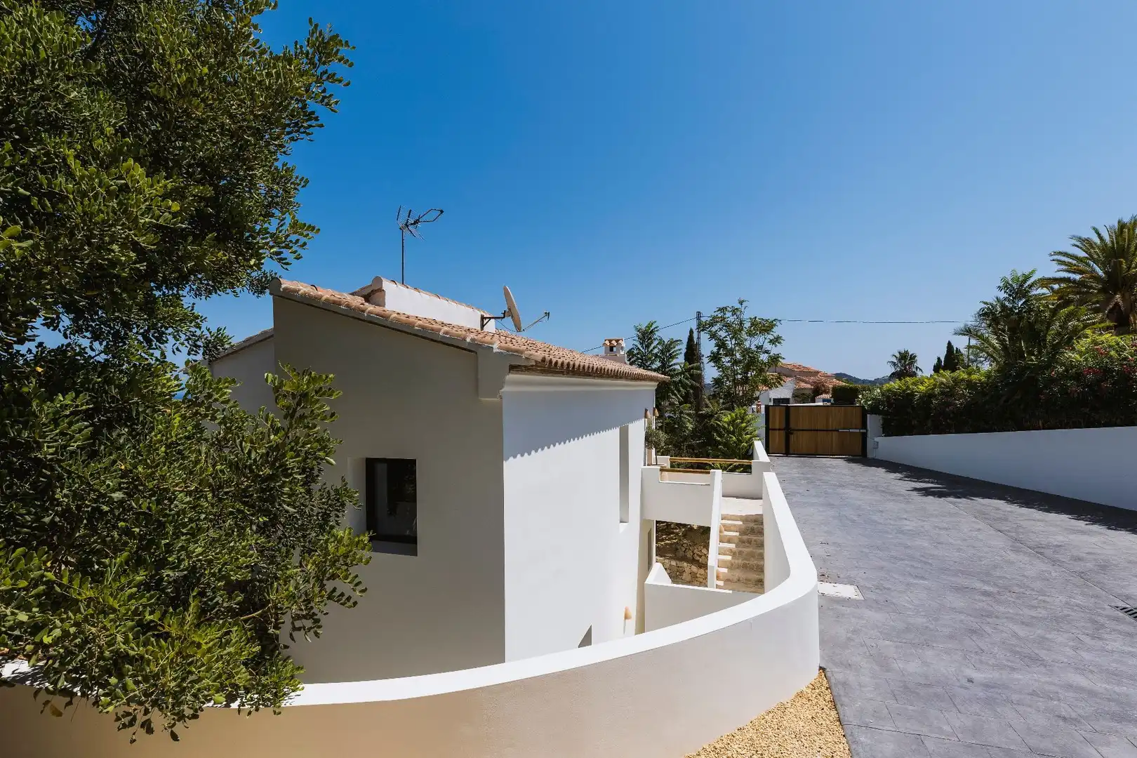 Exterior view of Houses for sale in Jávea / Xàbia  with Air Conditioner, Heating and Private garden