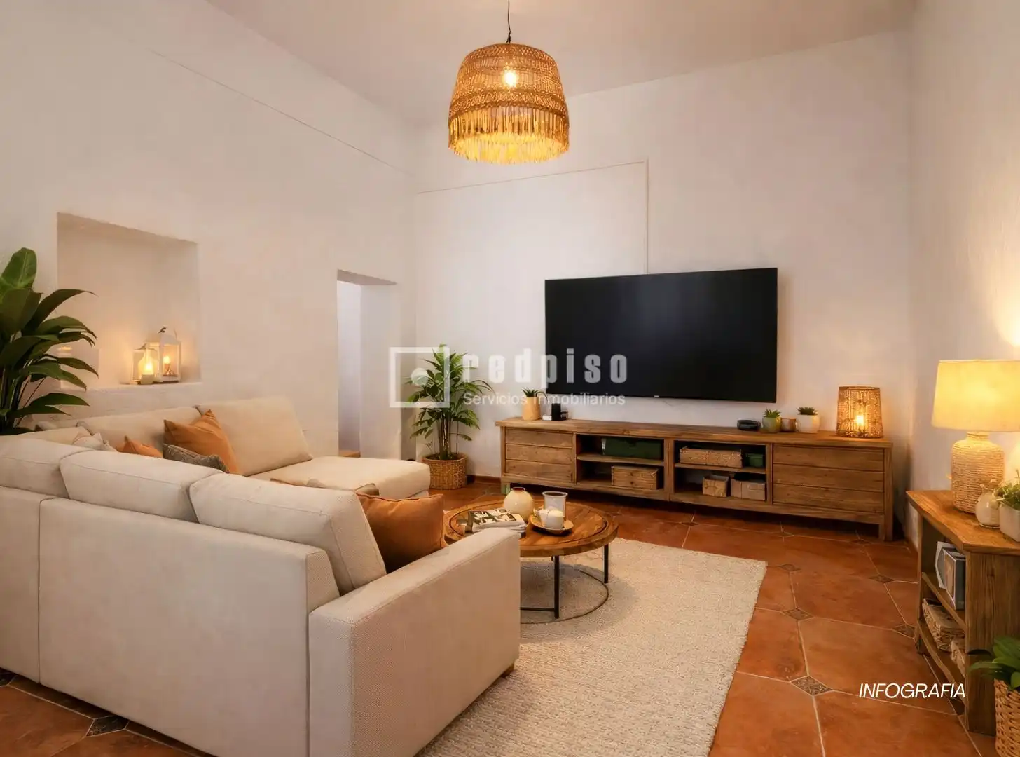 Living room of Houses for sale in Málaga  with Heating, Private garden and Terrace