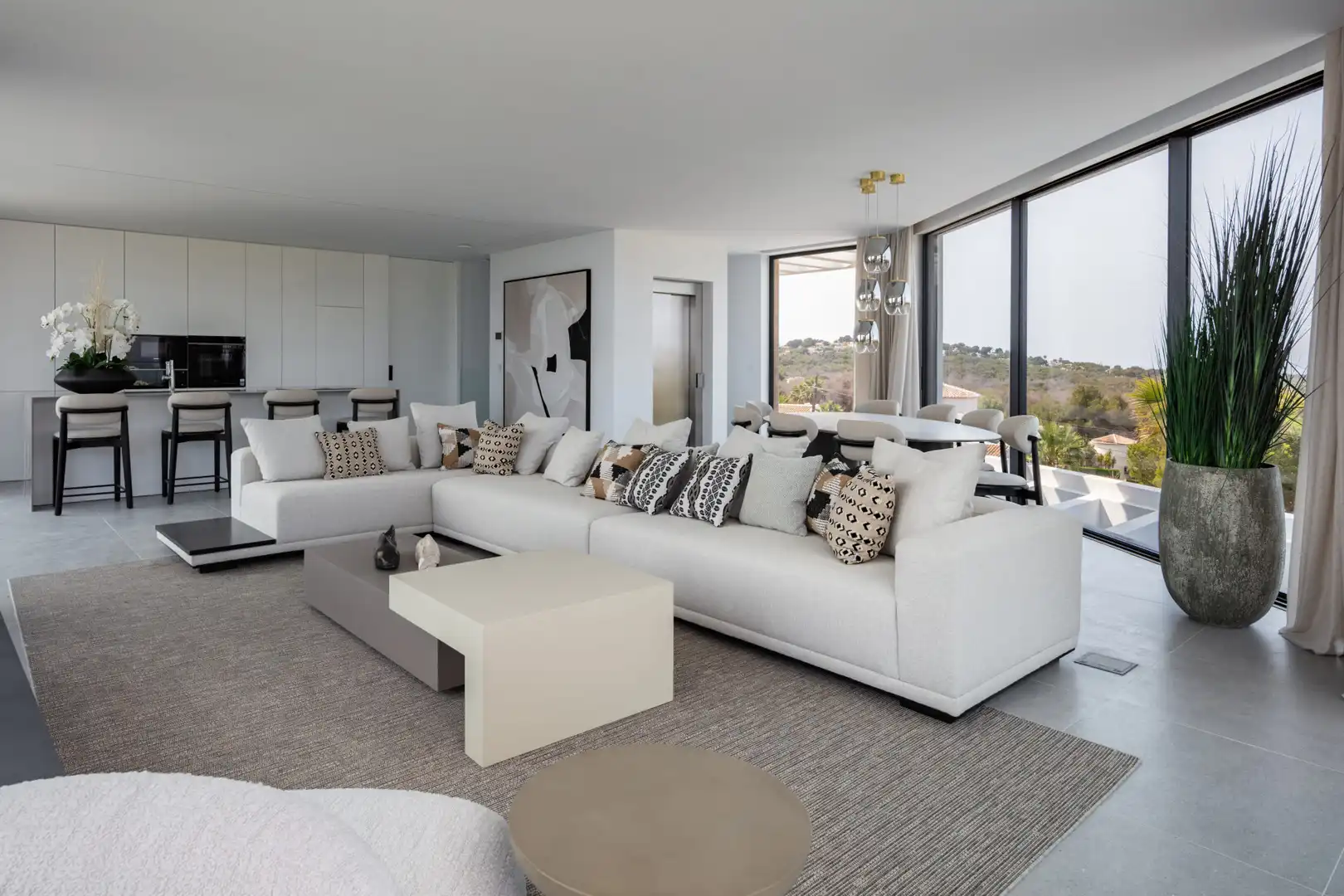 Living room of Houses for sale in Jávea / Xàbia  with Private garden, Terrace and Swimming Pool