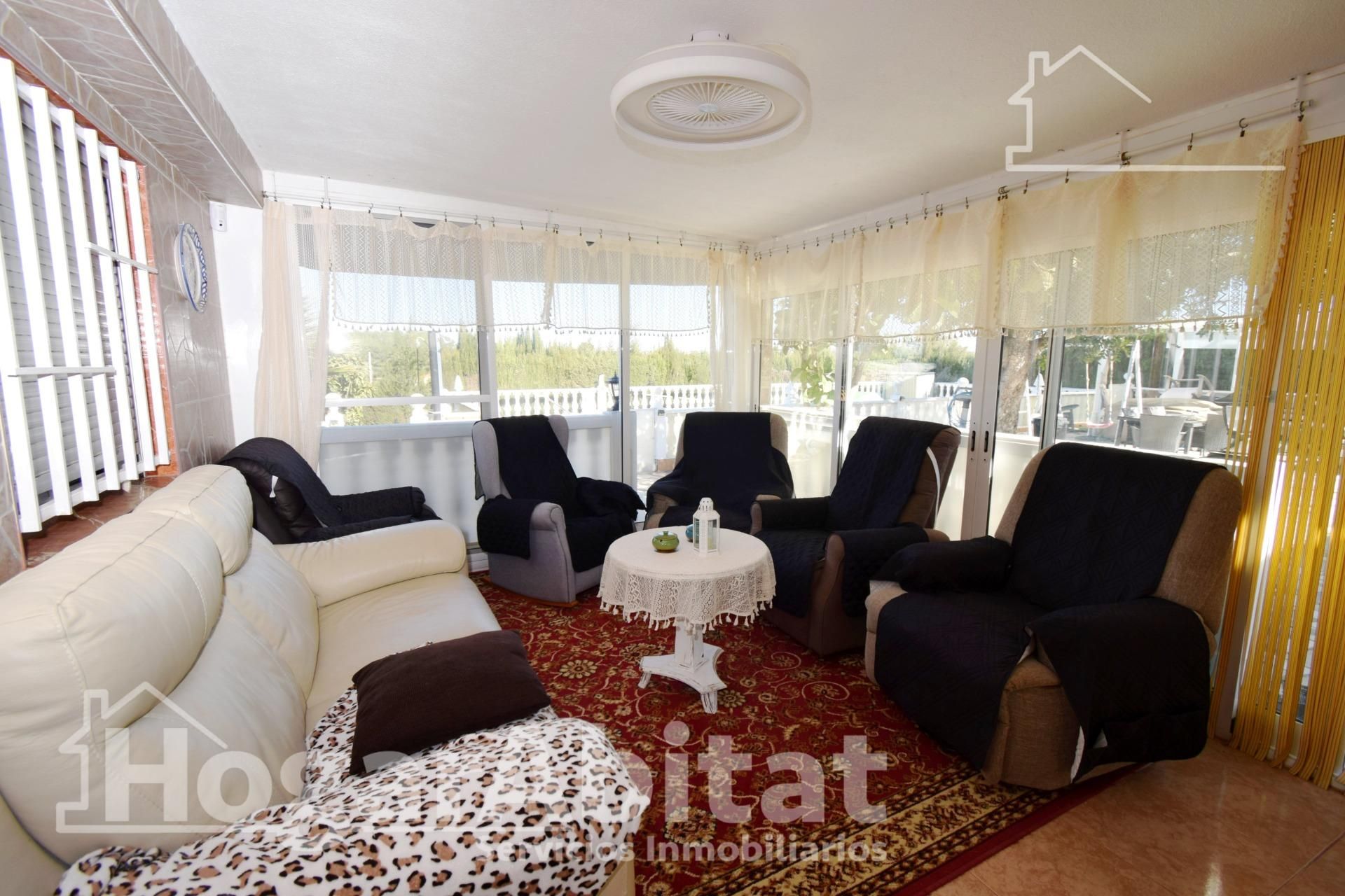 Sala de estar de Casa o chalet en venta en Turís con Aire acondicionado, Terraza y Trastero