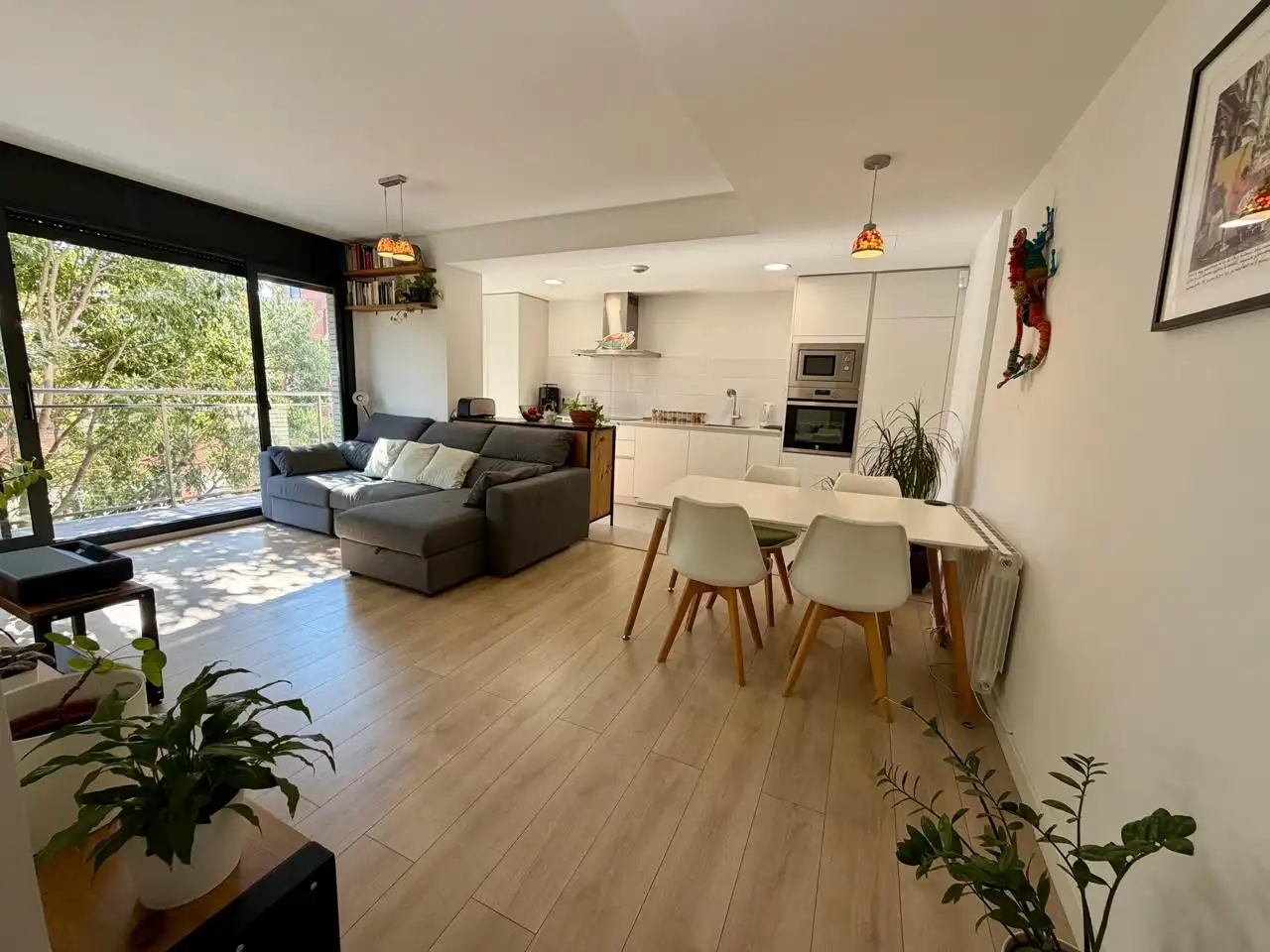 Sala de estar de Piso en venta en Montcada i Reixac con Aire acondicionado, Calefacción y Parquet