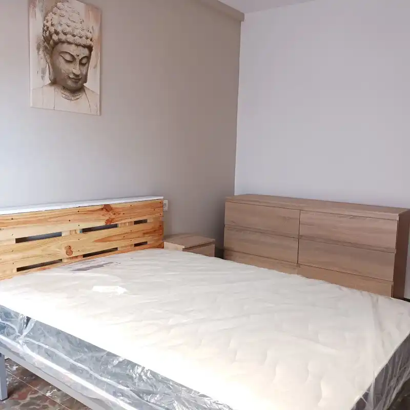 Bedroom of Flat for rent in La Font d'en Carròs  with Air Conditioner, Furnished and Balcony