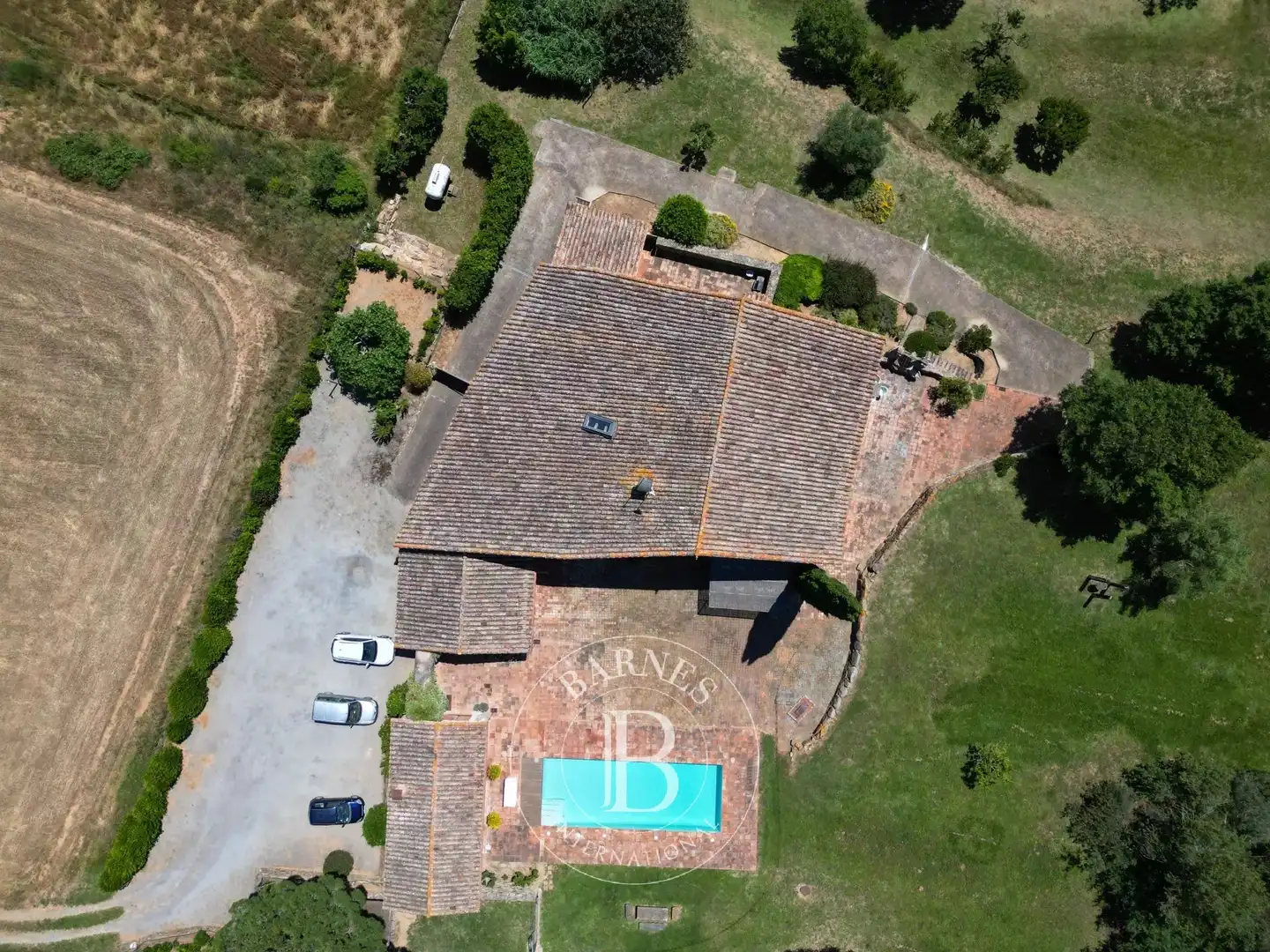 Vista exterior de Finca rústica en venda en La Bisbal d'Empordà amb Aire condicionat, Calefacció i Jardí privat