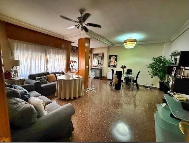 Living room of Flat for sale in  Murcia Capital  with Air Conditioner, Private garden and Storage room