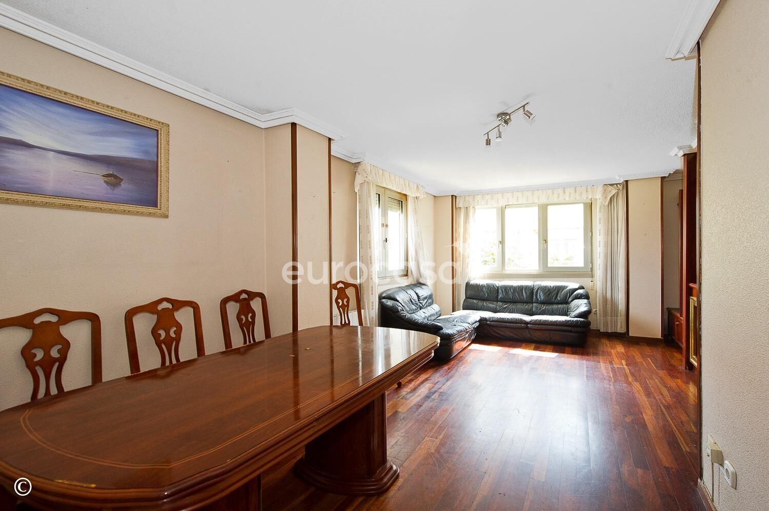 Living room of Single-family semi-detached for sale in Camargo  with Heating, Private garden and Parquet flooring