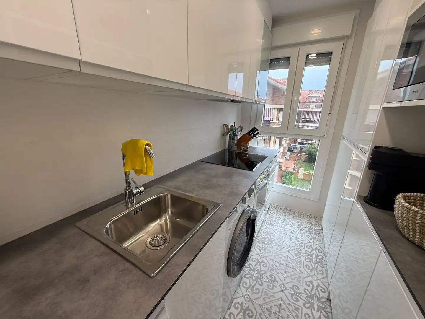 Kitchen of Duplexes for sale in Noja  with Heating, Parquet flooring and Terrace