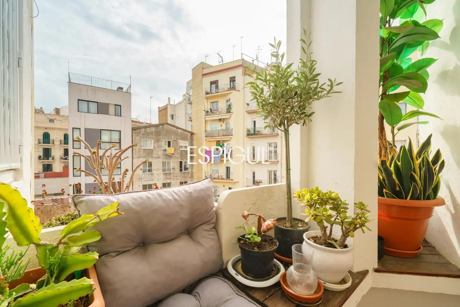 Terrasse von Wohnung zur Miete in Sants - Montjuïc