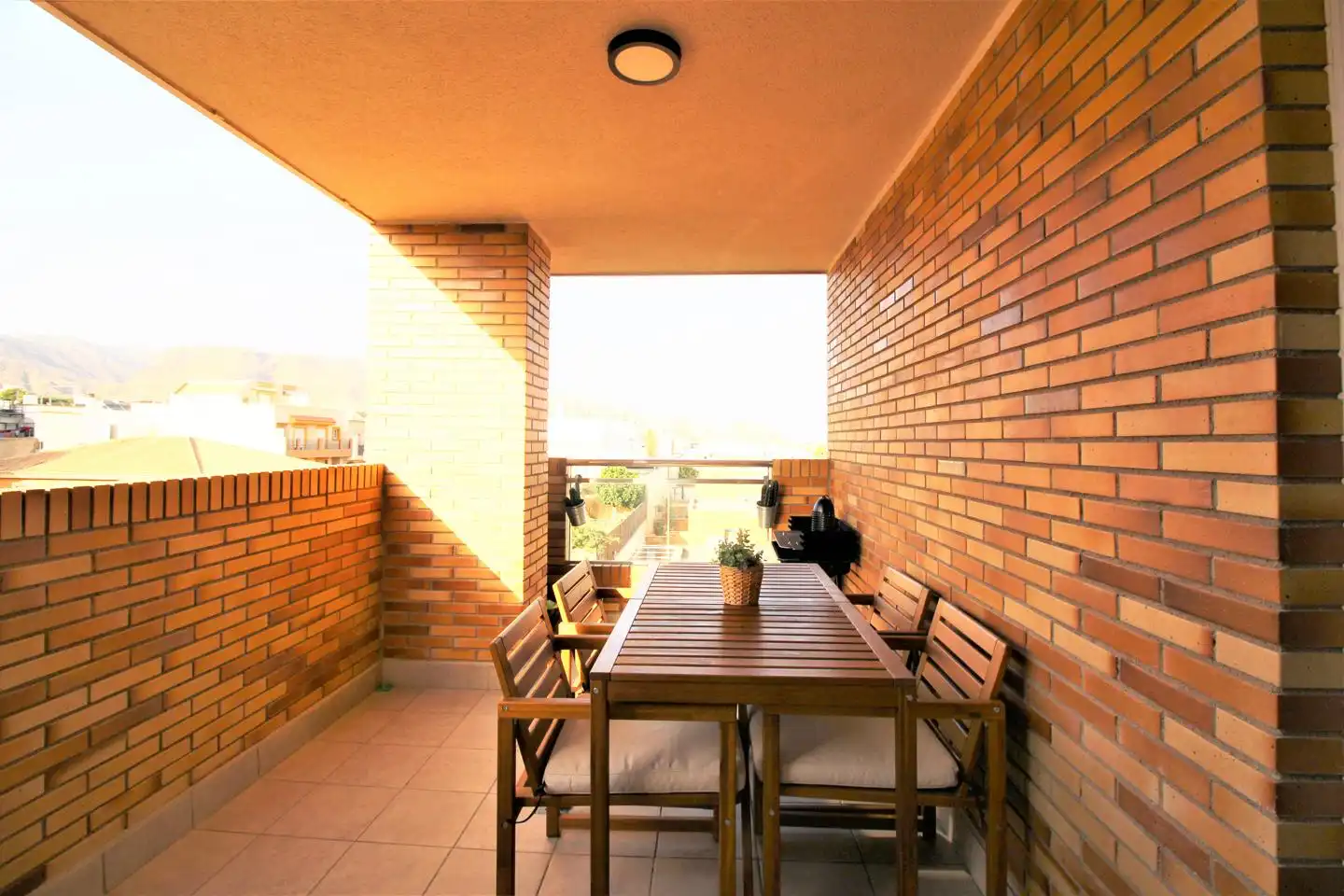 Terrace of Flat for rent in Roquetas de Mar  with Terrace, Furnished and Community pool