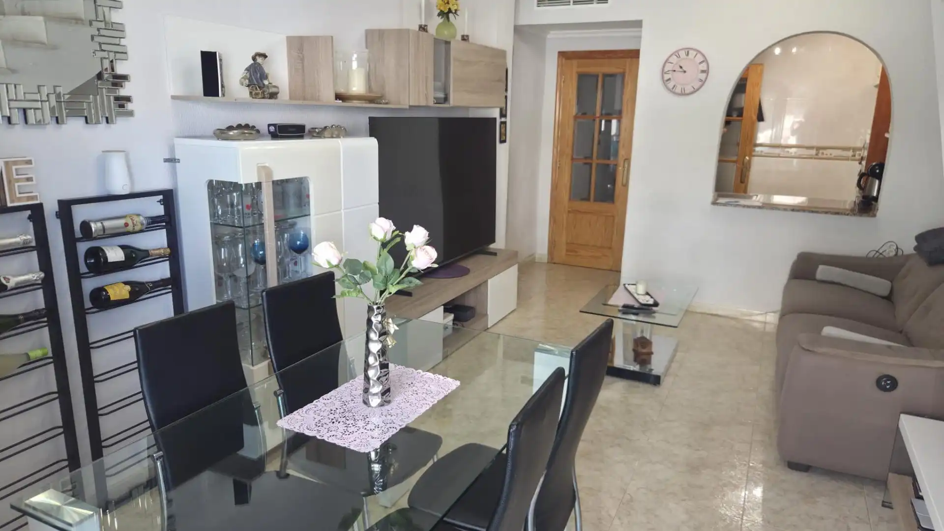 Dining room of Attic for sale in Guardamar del Segura  with Air Conditioner, Terrace and Storage room