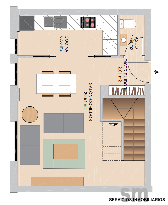 Duplex for sale in Ubrique  with Air Conditioner and Terrace