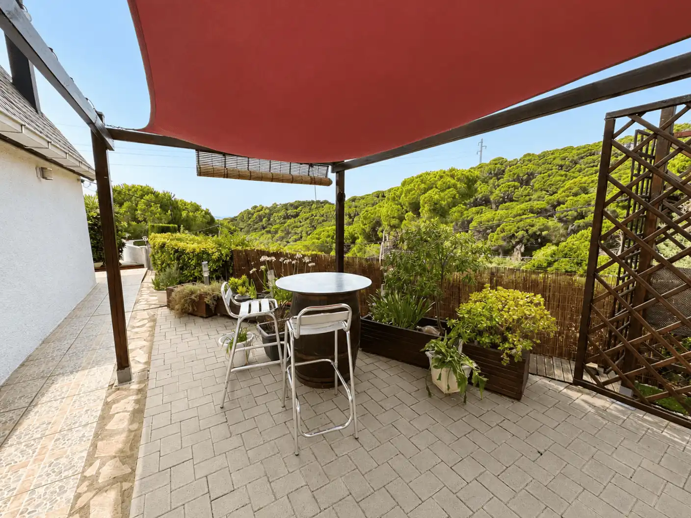 Terraza de Casa o chalet en venta en Sant Cebrià de Vallalta con Aire acondicionado, Calefacción y Jardín privado