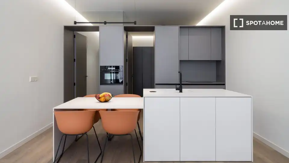 Cocina de Piso de alquiler en Catarroja con Aire acondicionado, Calefacción y Amueblado