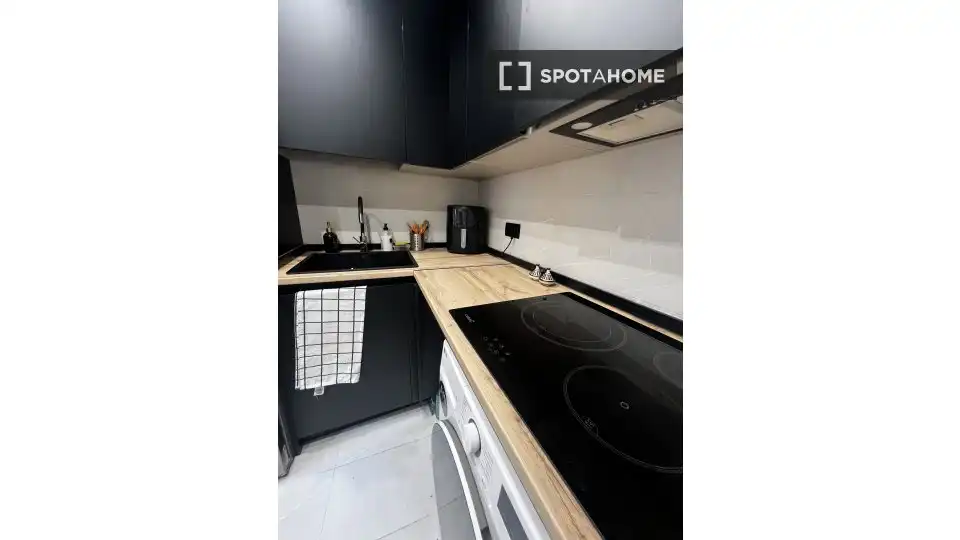 Kitchen of Flat for rent in Madrid  with Air Conditioner, Heating and Furnished