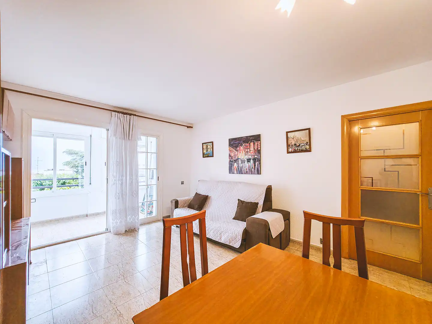 Living room of Flat for rent in Sant Pol de Mar  with Heating, Furnished and Oven