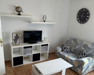 Sala d'estar de Pis de lloguer en  Murcia Capital amb Aire condicionat, Calefacció i Moblat