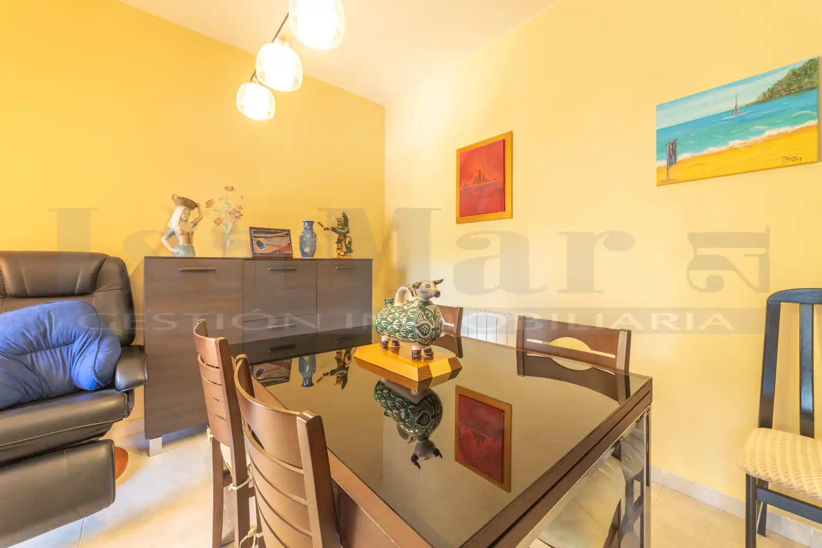 Comedor de Casa adosada en venta en Calafell con Aire acondicionado, Calefacción y Jardín privado