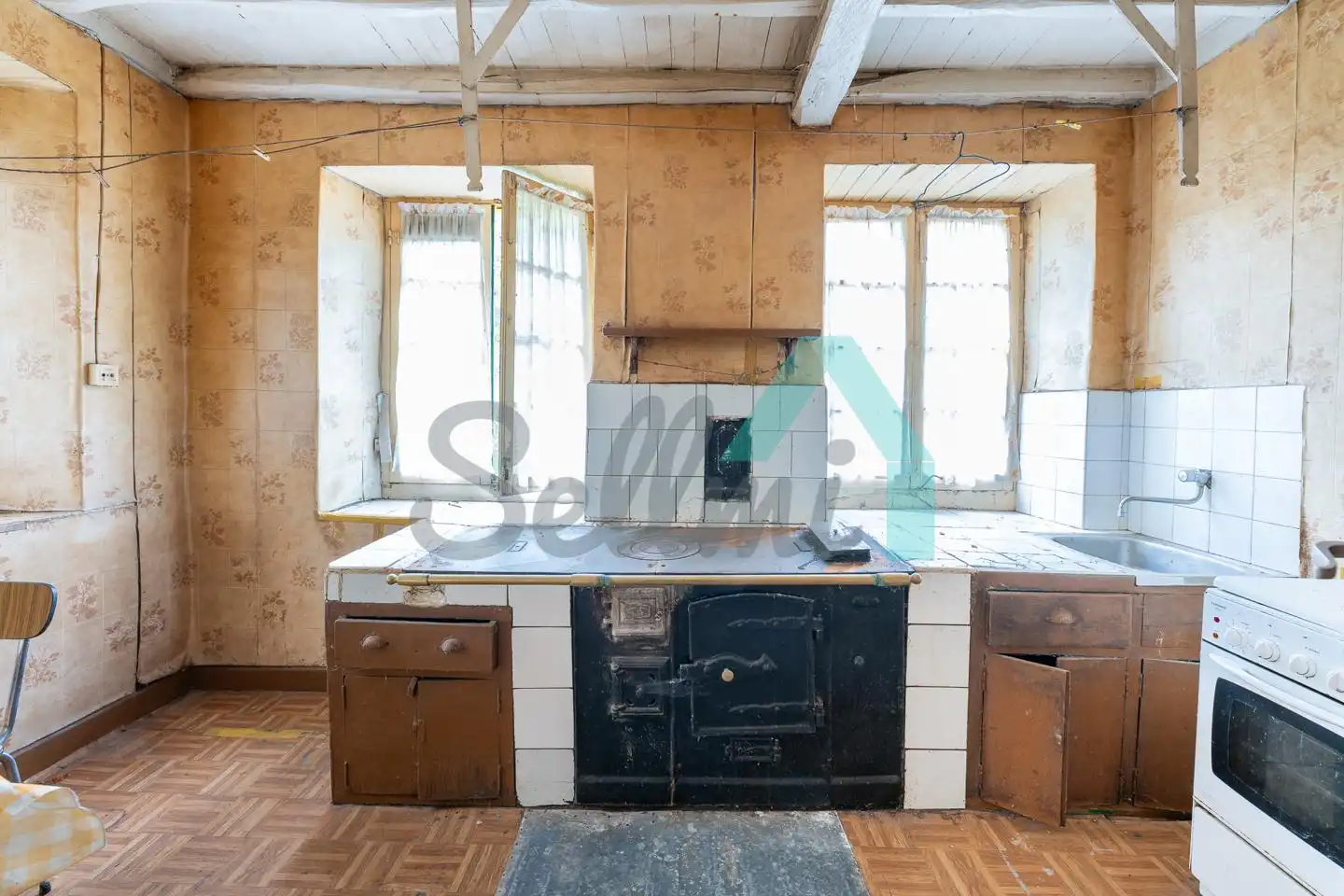 Cocina de Casa o chalet en venta en Cangas del Narcea con Jardín privado