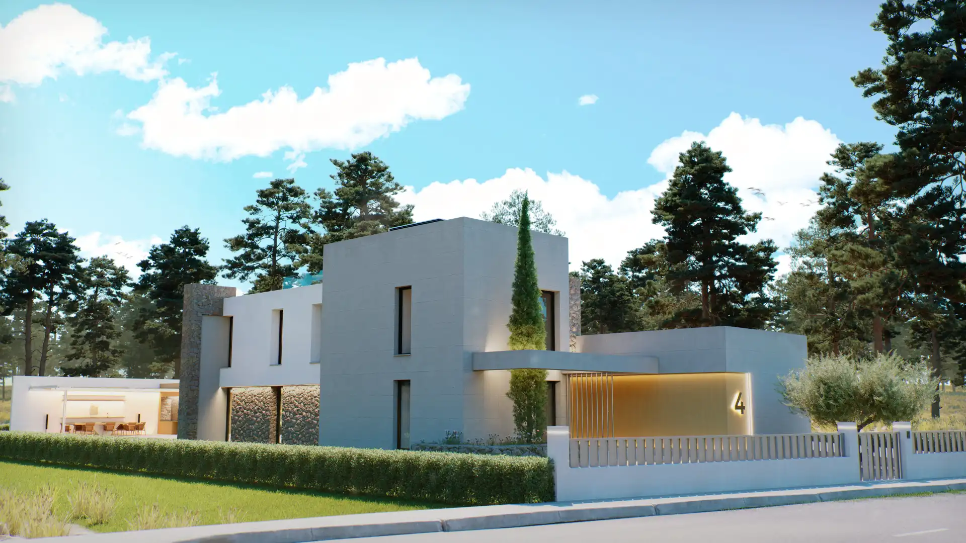 Außenansicht von Haus oder Chalet zum Verkauf in Pollença mit Klimaanlage, Heizung und Privatgarten