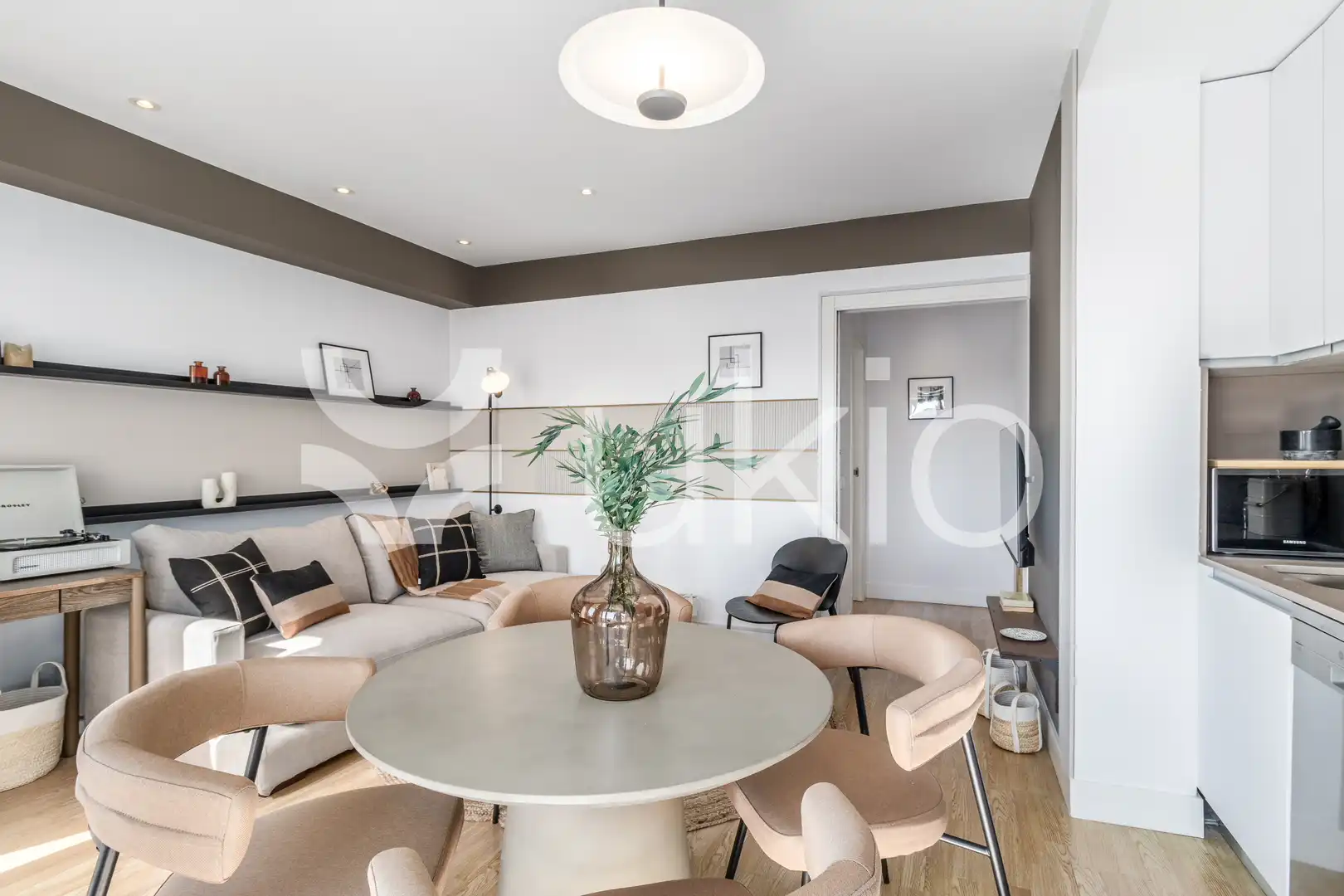 Wohnzimmer von Wohnungen zur Miete in Madrid mit Klimaanlage, Heizung und Terrasse