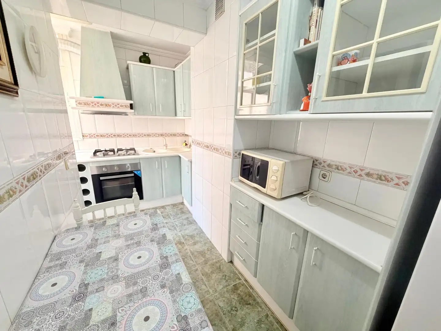 Küche von Wohnung zur Miete in Málaga mit Klimaanlage, Heizung und Terrasse