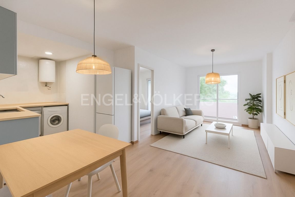 Sala d'estar de Apartament en venda en  Valencia Capital amb Aire condicionat, Calefacció i Parquet
