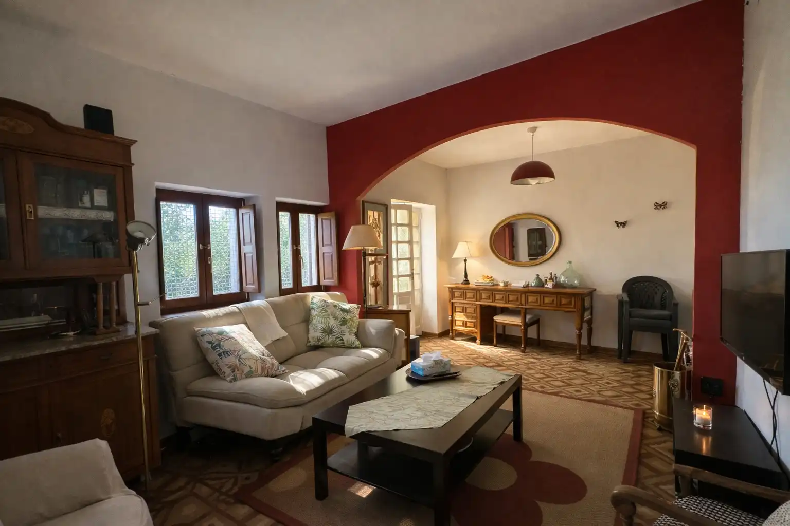 Sala d'estar de Casa o xalet en venda en Hoyo de Manzanares amb Jardí privat i Balcó