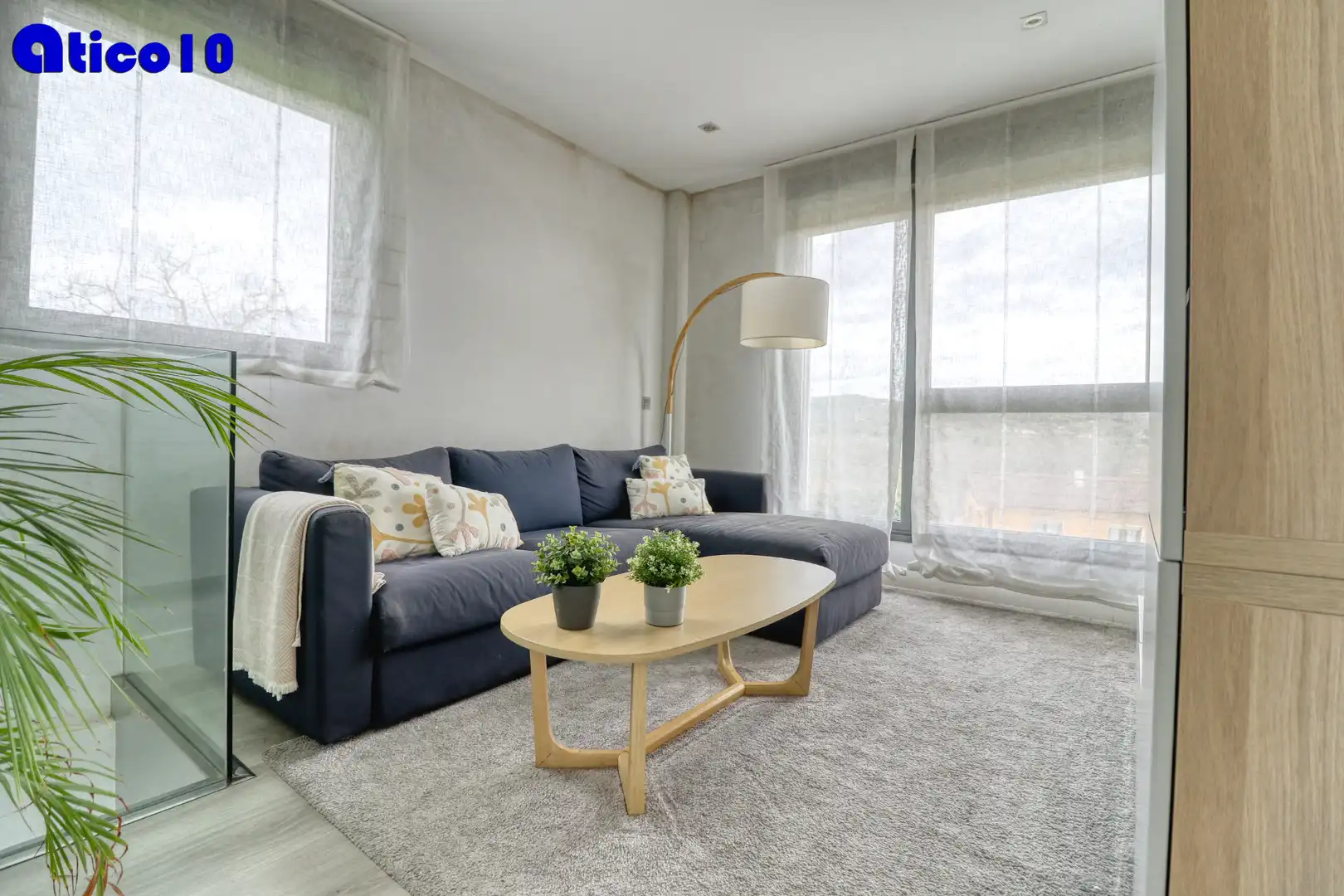 Wohnzimmer von Haus oder Chalet zum Verkauf in Noreña mit Heizung, Parkett und Abstellraum