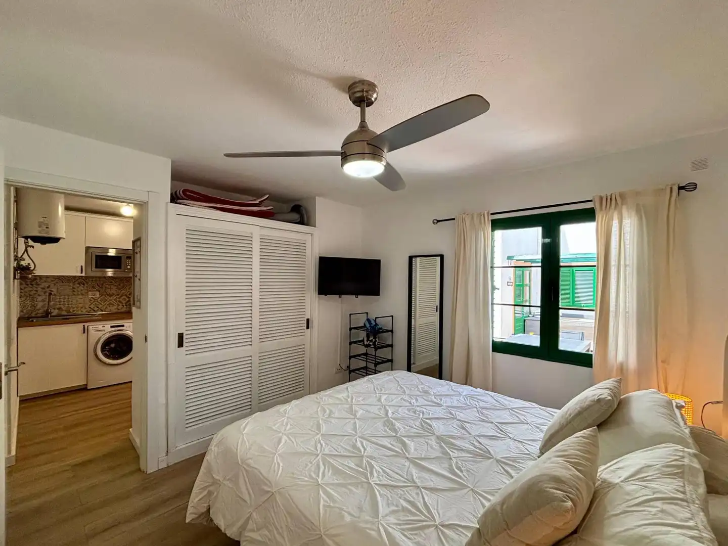 Dormitori de Apartament en venda en Antigua amb Jardí privat, Terrassa i Moblat