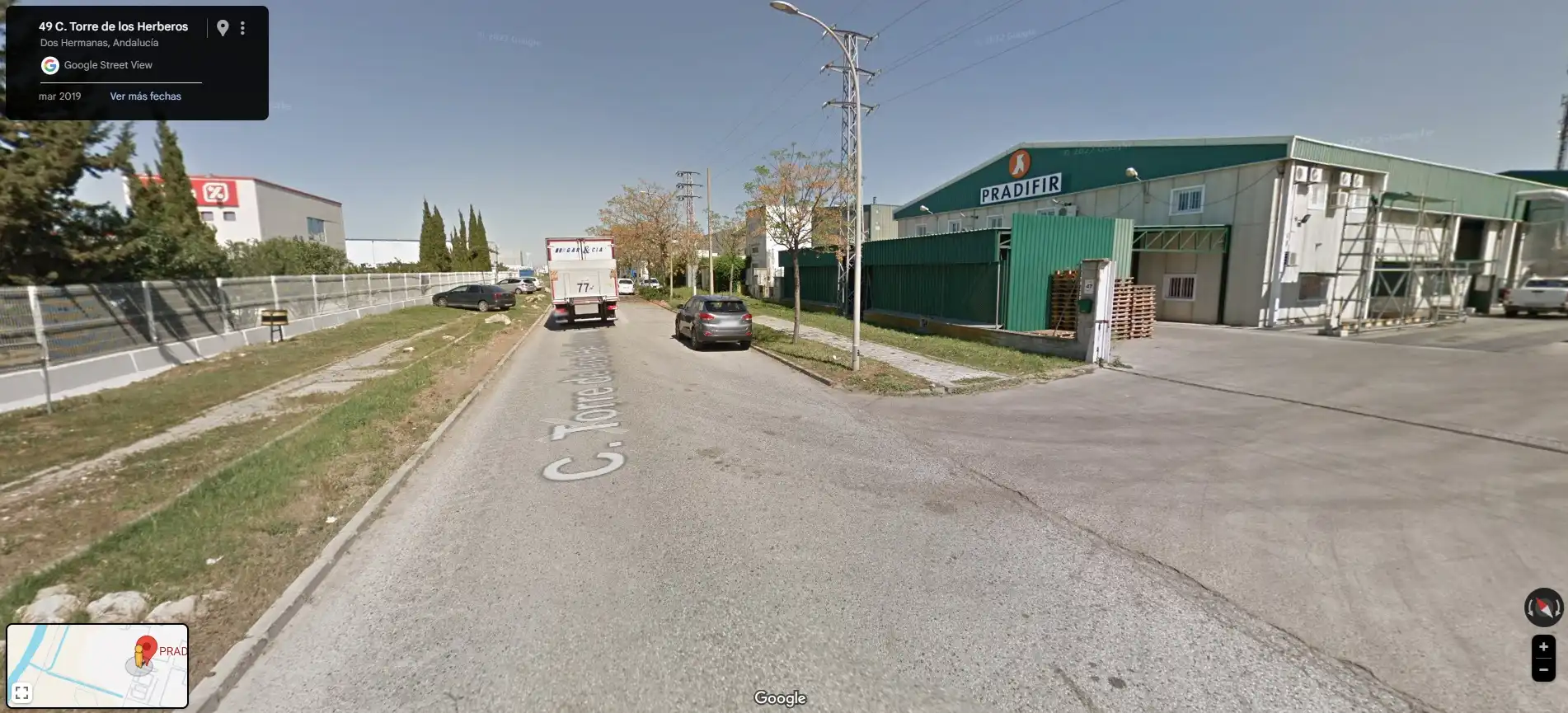 Exterior view of Industrial buildings for rent in Dos Hermanas