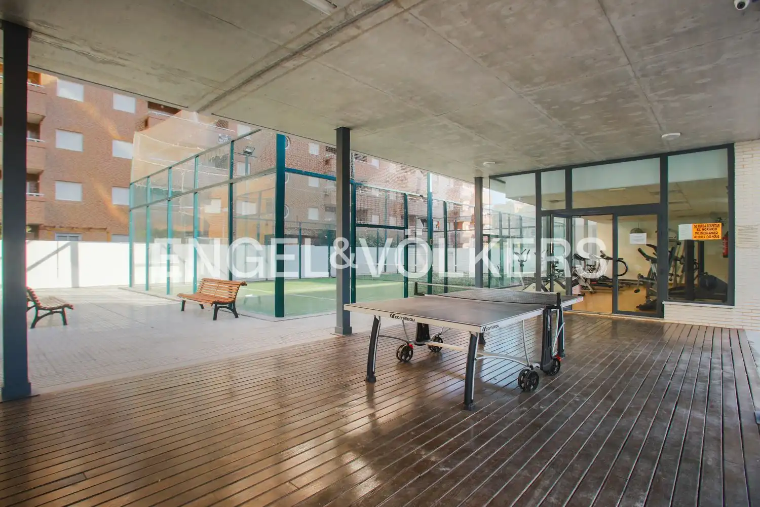 Terrasse von Wohnung zum Verkauf in Oropesa del Mar / Orpesa mit Klimaanlage, Heizung und Privatgarten