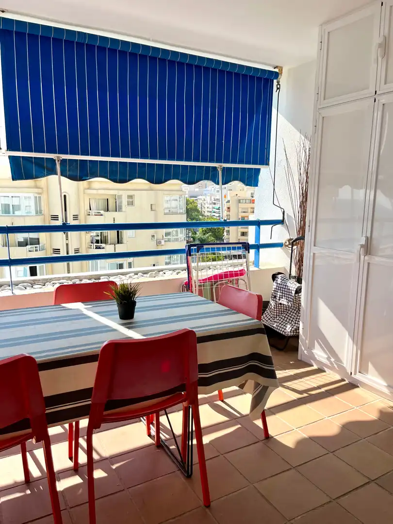 Terraza de Piso de alquiler en Marbella con Aire acondicionado, Calefacción y Parquet
