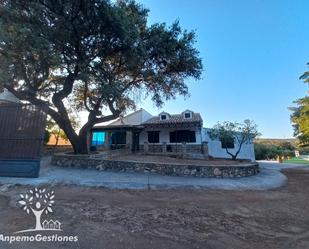 Vista exterior de Casa o xalet en venda en Hornachuelos amb Aire condicionat, Terrassa i Piscina