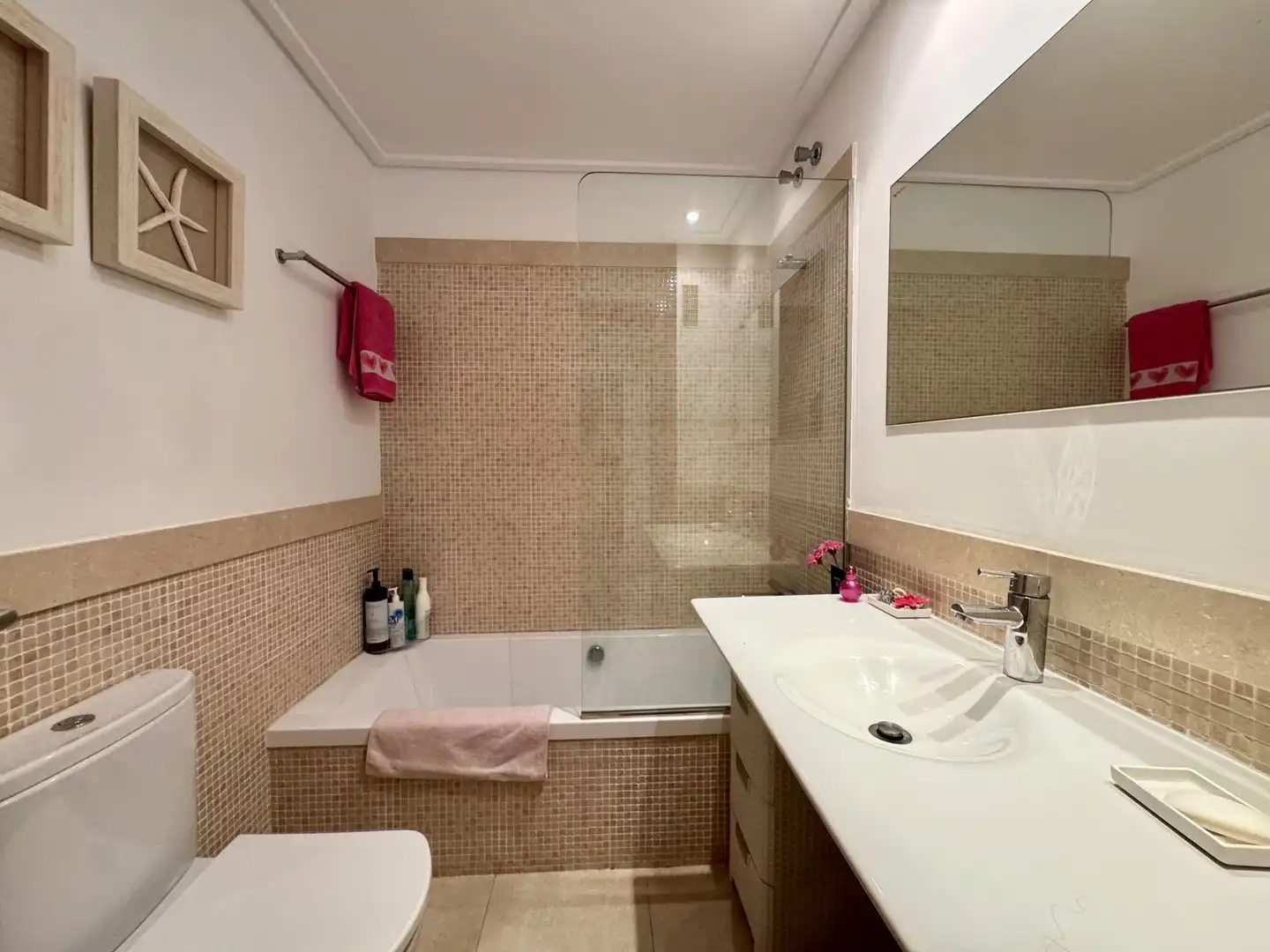 Badezimmer von Wohnungen zur Miete in Llucmajor mit Klimaanlage, Heizung und Terrasse