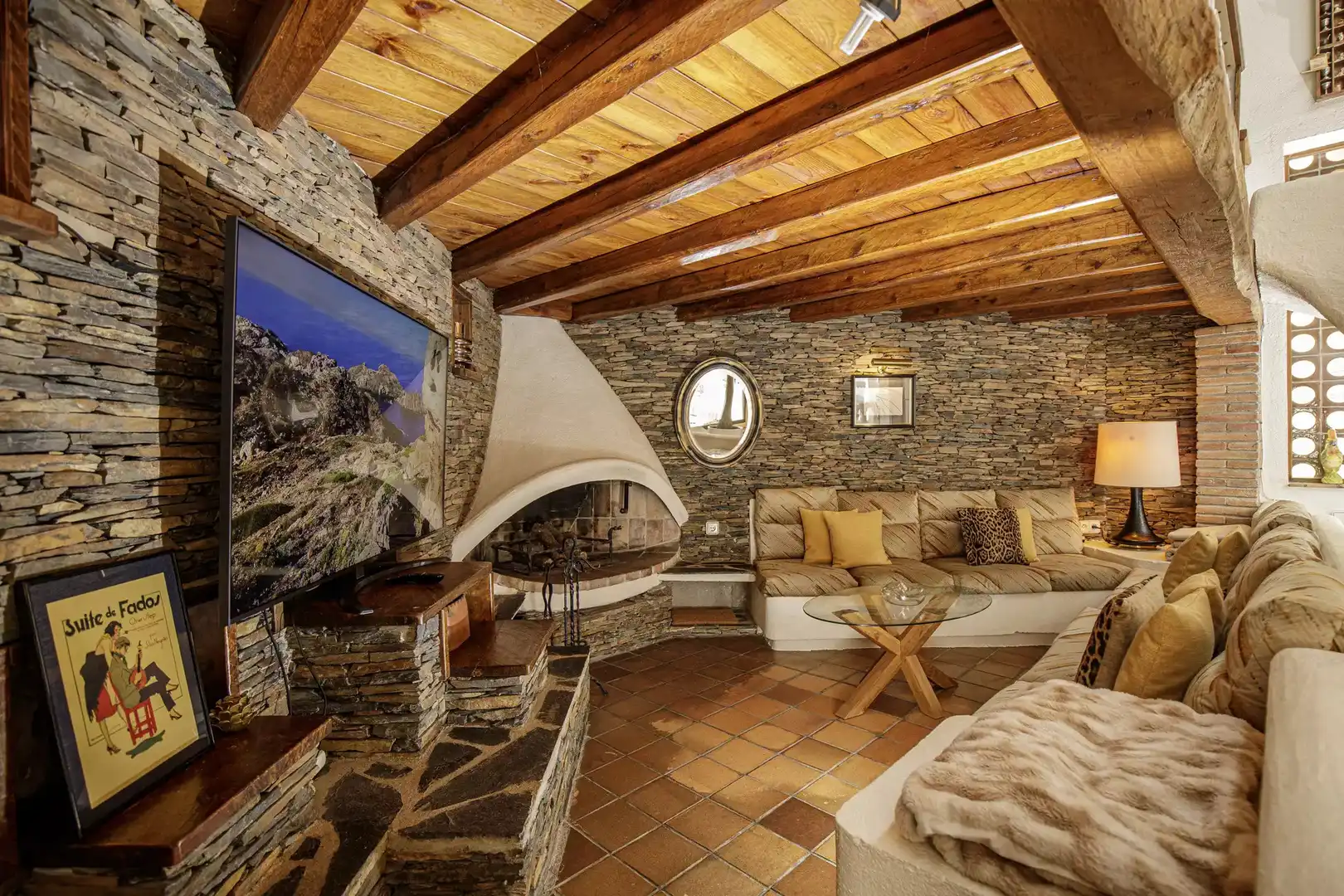 Sala d'estar de Casa o xalet en venda en Roses amb Aire condicionat, Calefacció i Jardí privat
