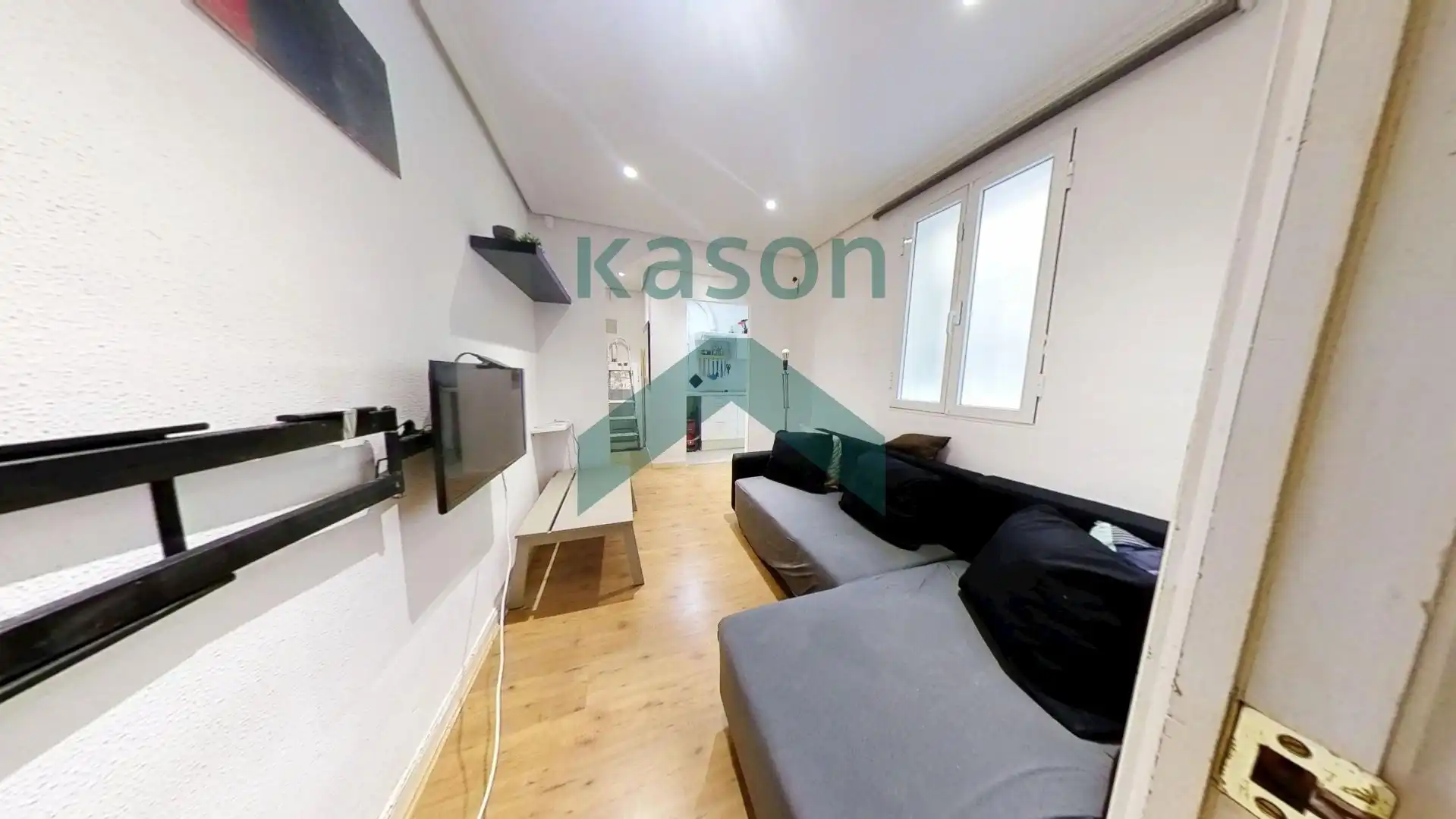 Sala de estar de Apartamento de alquiler en Madrid con Calefacción y Amueblado