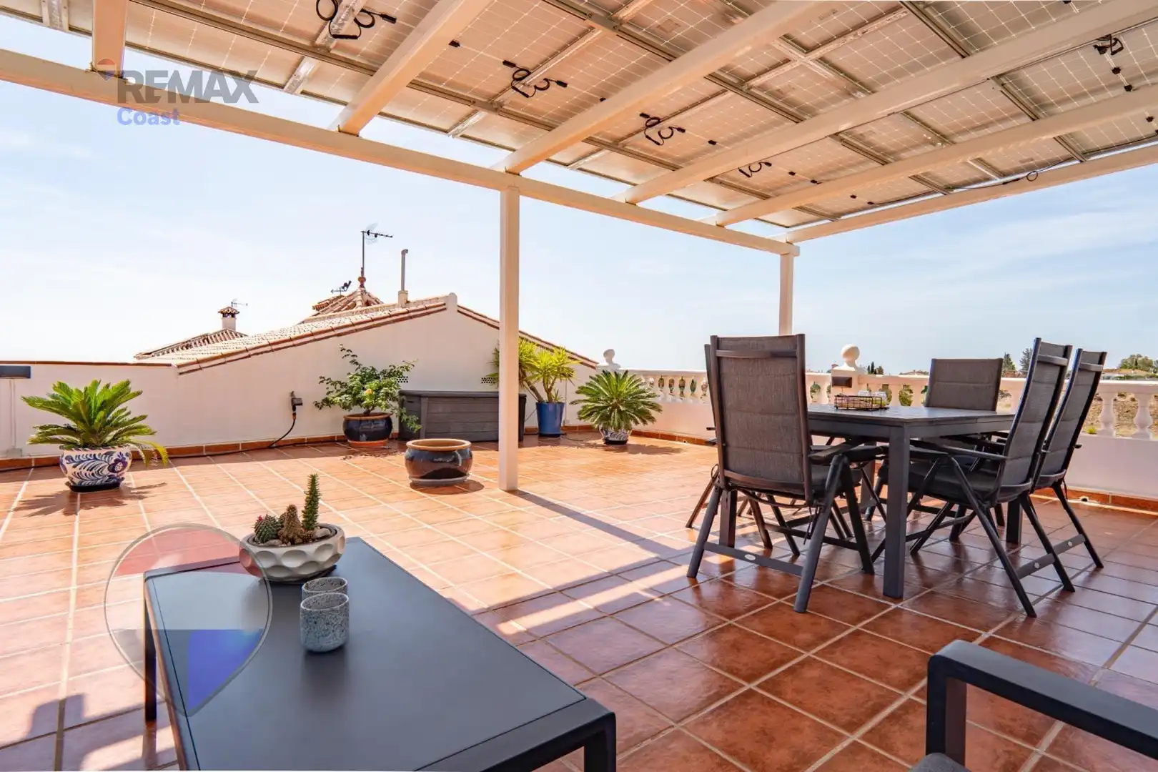 Terrassa de Casa o xalet en venda en Benajarafe