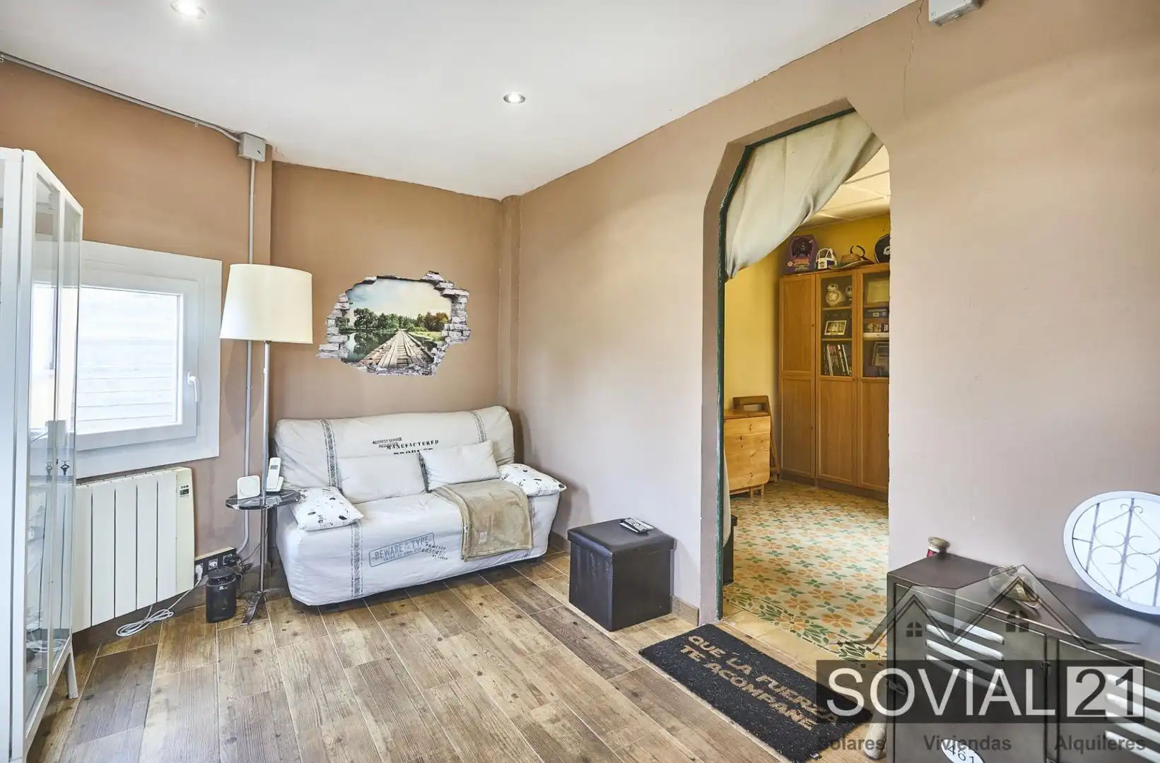 Sala de estar de Casa o chalet en venta en Barcelona con Calefacción, Jardín privado y Terraza
