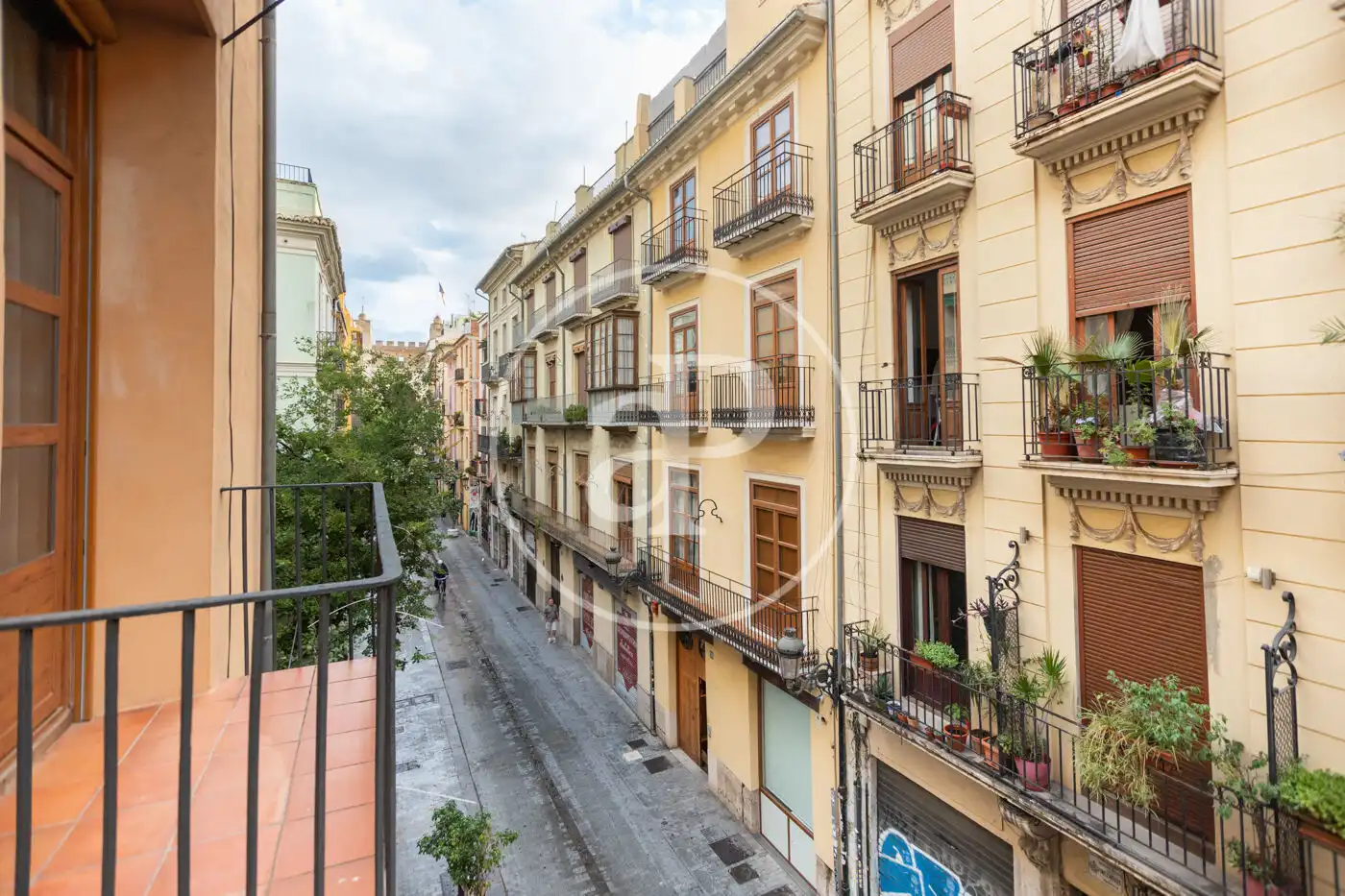 Außenansicht von Wohnung zur Miete in Valencia mit Klimaanlage, Heizung und Möbliert