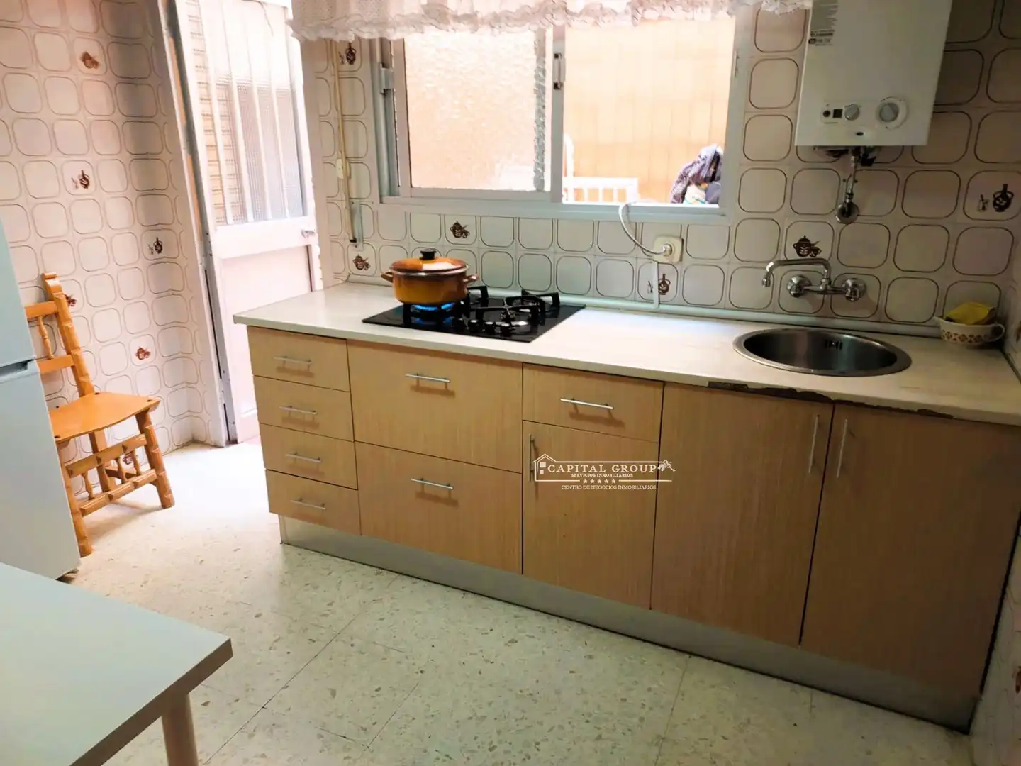 Kitchen of Flat for rent in Punta Umbría  with Furnished, Balcony and Pets allowed