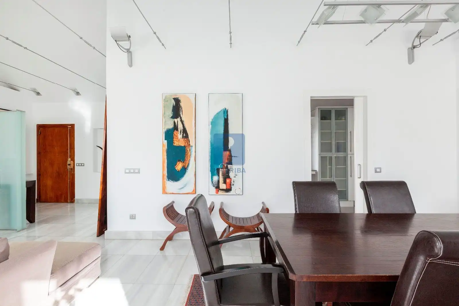 Dining room of Attic for rent in Madrid  with Air Conditioner, Heating and Storage room