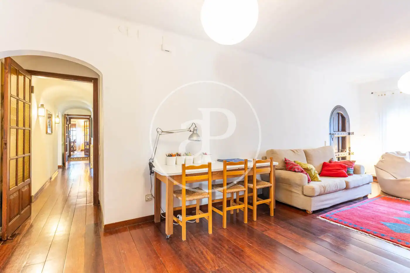 Sala de estar de Casa o chalet en venta en Vilanova del Vallès con Calefacción, Jardín privado y Terraza