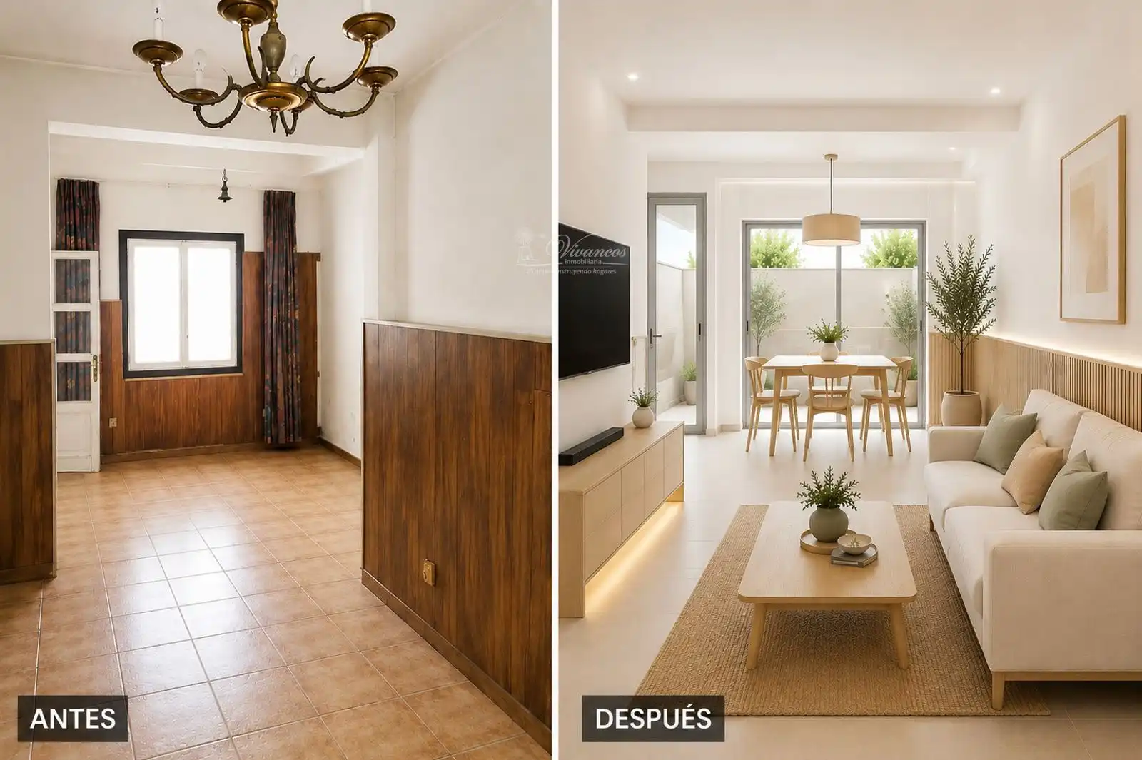 Sala d'estar de Casa adosada en venda en  Palma de Mallorca amb Aire condicionat, Jardí privat i Terrassa