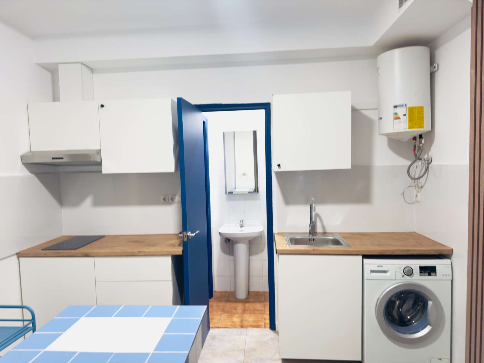 Cocina de Estudio para compartir en  Barcelona Capital con Aire acondicionado, Calefacción y Terraza