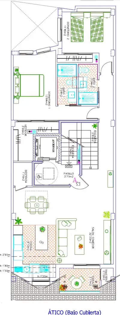 Penthouse mit Aufzug zum Verkauf in Centro ciudad, imagen 52